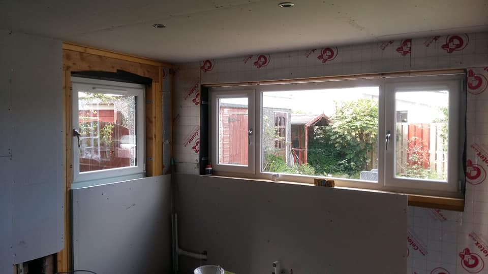 interior of house extension edinburgh