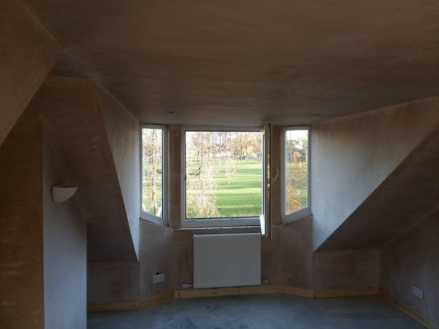 plastering of interior of loft conversion edinburgh